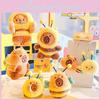 Charming Capybara And Bee Story Plush Keychain Accessory Perfect For Collectors