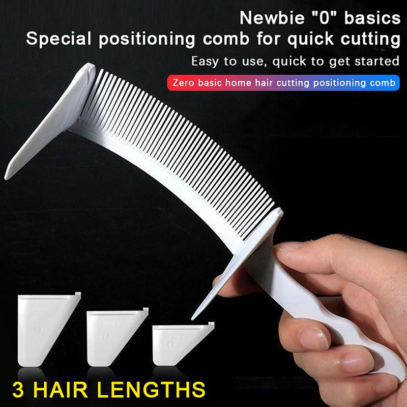 Man Curved Positioning Comb Adjustable S Arc Design Professional Barber Hair Cutting Hair Clipper Comb Hairdresser Styling Tools