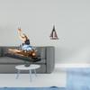 Ballet Sailboat Dancer Statue Ornament Figurine Girls Gift Decorative Art Model for Fireplace