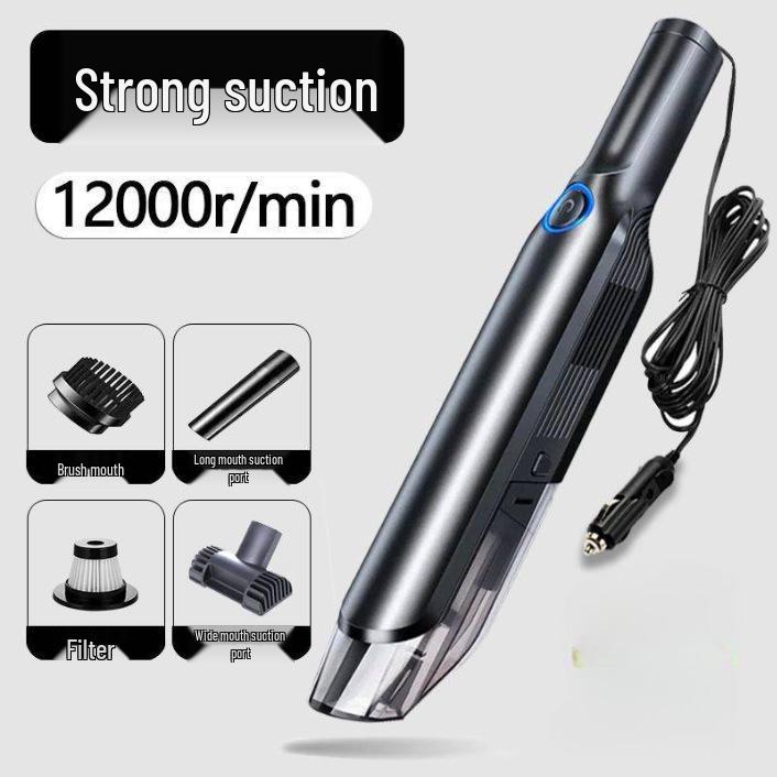 Wireless Car & Home Vacuum Cleaner: High-Power Suction, Portable Handheld for Sedan Interiors