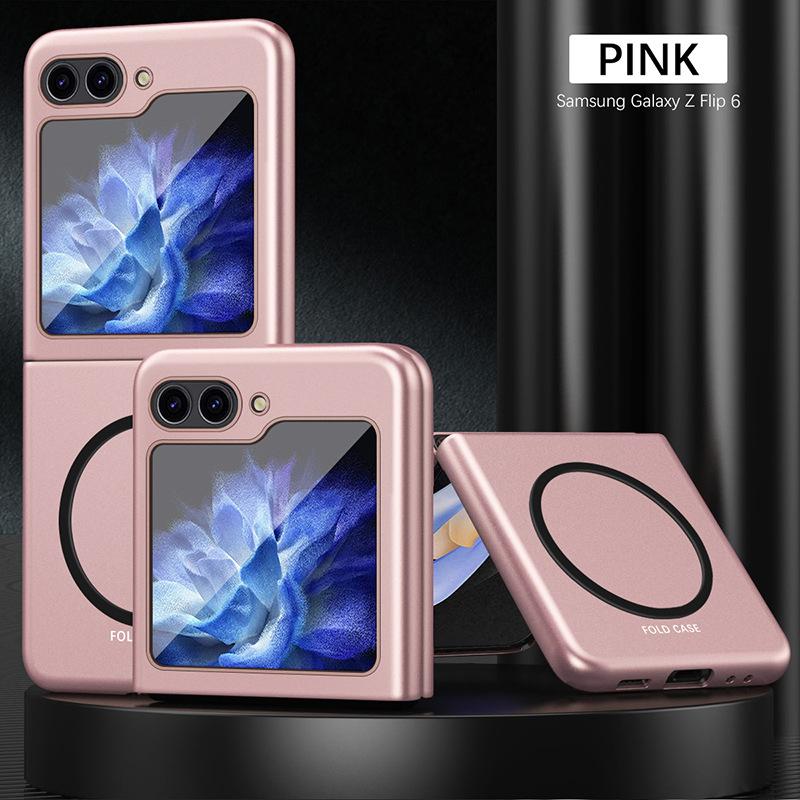 Suitable for Samsung Galaxy Z Flip8 phone case, magnetic skin-feel, foldable screen, full protection, anti-drop cover