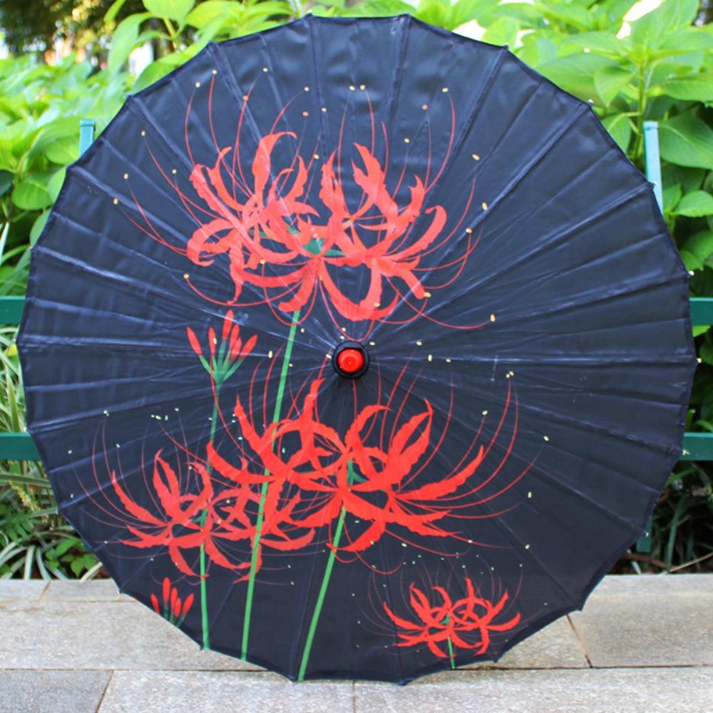 Chinese Antique Style Oiled Paper Umbrella 56cm 10 Colors Costumes Photography Umbrella Decorative Umbrella