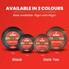 Kiwi Shoe Polish Paste Black and Dark Tan 40GM [Pack Of 2 (one Each)]