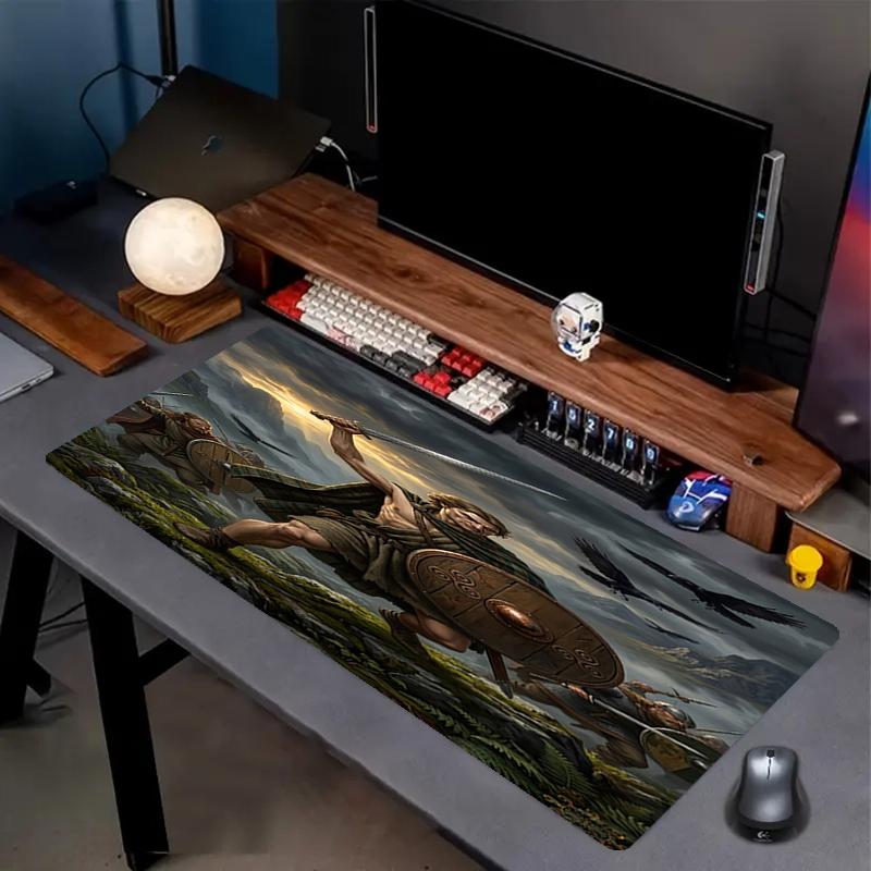 Heroes of Gaul Theme Mouse Pad, Non Slip Rubber Base, Multifunctional Office & Home Decor, Perfect for Workspace Personalization.