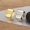 Nidin Neue Mode Kupfer Persönlichkeitsdesign Charme Offene Ringe Für Weiblich Männlich Glänzender Zirkon Verstellbarer Finger Schmuck Schicke Geschenke