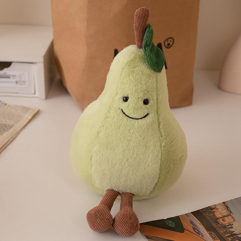 Улыбка Персик Веселый Помидор Плюшевая Игрушка Кукла Кукла Помидор Подушка для Сна Подарок для Девочек total length 28cm