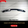 For 2014-2024 Volkswagen POLO GTI: Modified Hatchback Rear Top Spoiler Diffuser