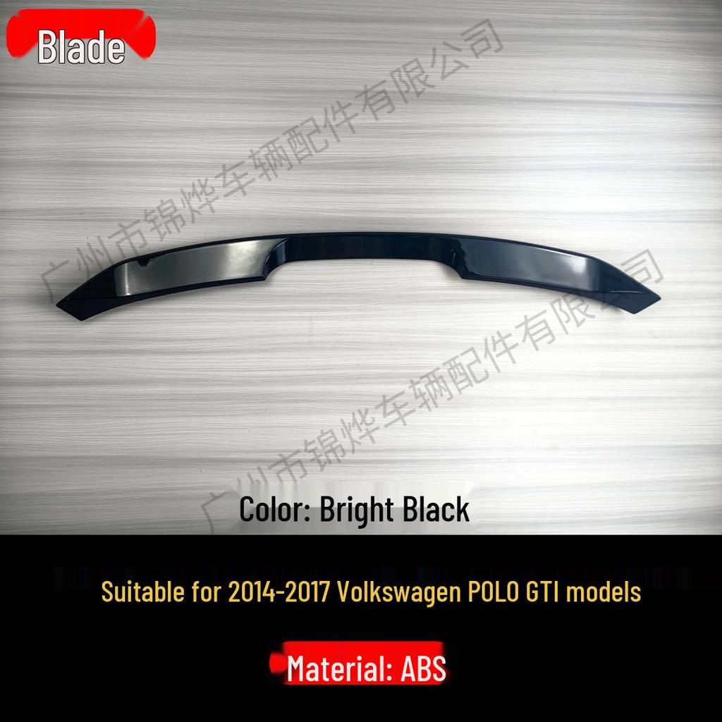 For 2014-2024 Volkswagen POLO GTI: Modified Hatchback Rear Top Spoiler Diffuser
