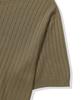 KIIMUIR [Crop] Washable Cool-Touch Henley Neck Half Knit_Khaki