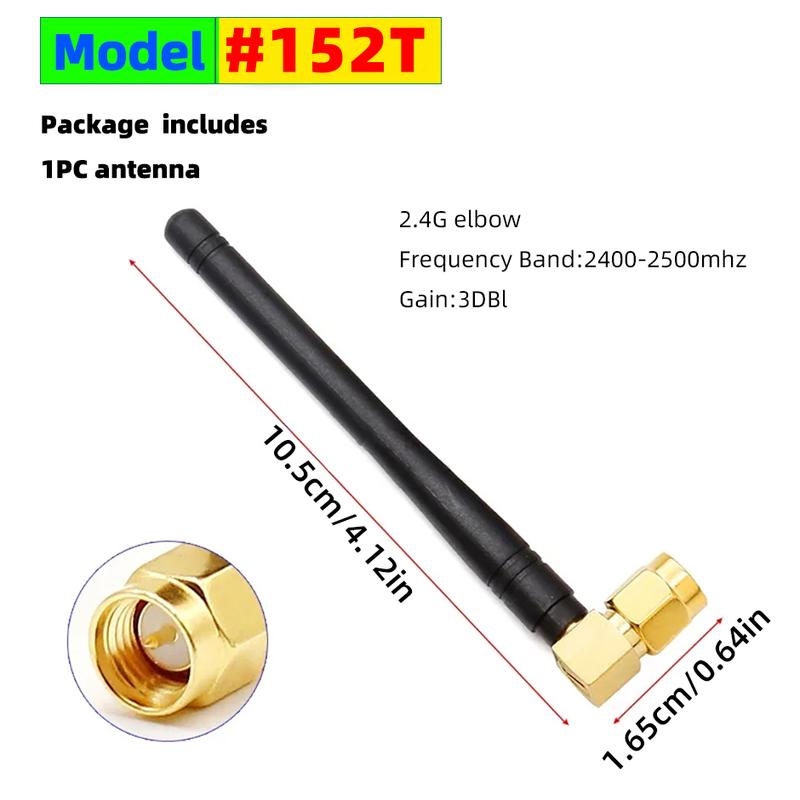 2.4G Antenna 1PC Signal Booster 3dbi or 4dbi External High Gain Amplifier for Motherboard Network Card Car Mointor Backup Camera