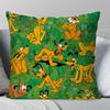 P-Pluto-Kissenbezug mit animierten Cartoon-Figuren, quadratisch, für Schlafzimmer, Sofa, Freizeit, Komfort, Auto, Wohnzimmer, Heimdekoration, 40 x 40