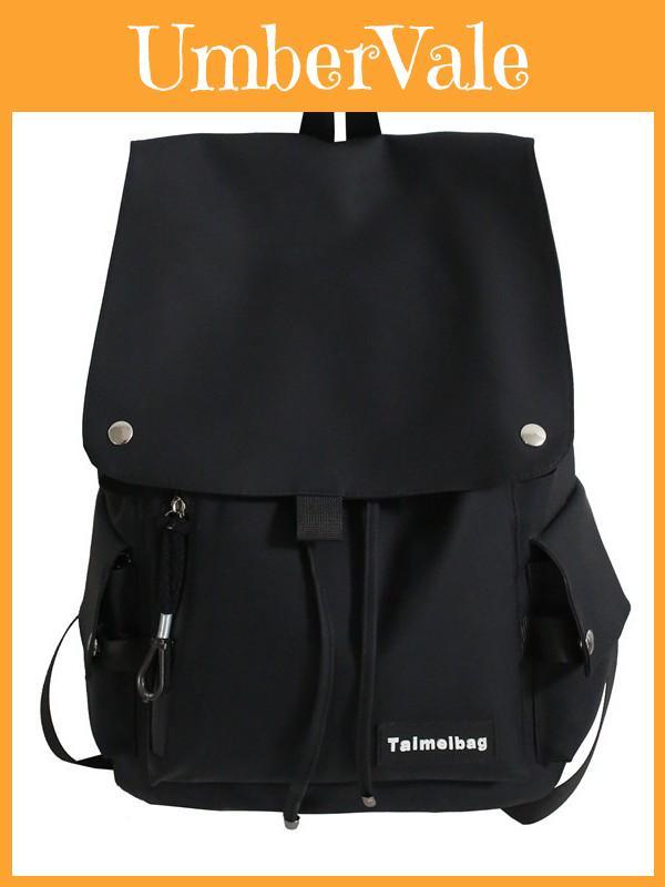 Minimalist Oxford Cloth Backpack For Travel With Feature For Unisex Casual Use
