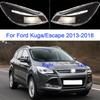 Headlight Cover For Ford Kuga Escape 2013 2014 2015 2016 Headlamp Glass Lampshade Lens Replace Original Car Accessoires
