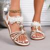 Women's Summer New Beautiful Wind Flower Butterfly Everyday Casual Wind Versatile Beach Sandals