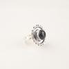 Natural Black Tourmaline Gemstone 925 Sterling Silver Jewelry Handcrafted Ring RR-49-29