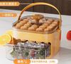 50-Cube Ice Maker With Easy Press Cap With Easy-Press Lid Large Capacity Ice Cube Machine Reusable Food-Grade Ice Cube Mold