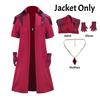DMC5 Devil May Cry Dante Cosplay Costume Adult Men Game Halloween Costume Long Wind Coat Gloves Roleplay Carnival Party Outfit