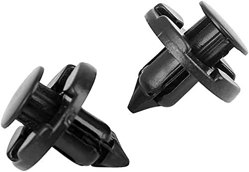 

JUTOSU 100pcs 8mm Hole Diameter Clips Automotive Rivets Plastic Rivet Trim Clips Retaining Clips 20x9mm чёрный