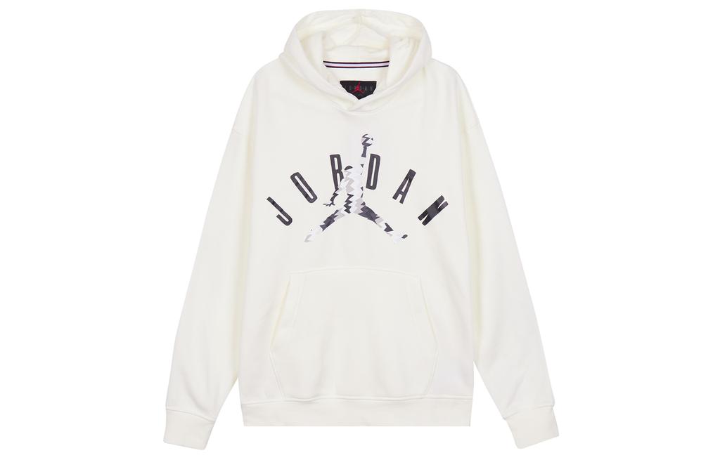 Jordan Sweatshirts Men's White Hooded Moderate Regular FD7416-133