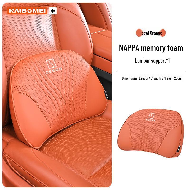 Zeekr 001/X/009 Car Headrest & Neck Pillow with Lumbar Support for Front and Rear Seats