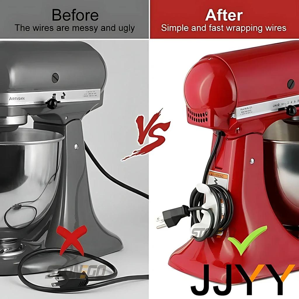 Cord Organizer Cable Wrap Holder for Kitchen Appliances Mixers Blenders Coffee Makers Pressure Cookers Air Fryers 1PC