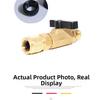 Quick Shut Off Ball Valve 1/8 Inch Ball Valve For AC Cooling Agent Charging Brass Construction Quick Shut Ball Valve