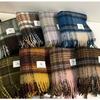 2025 autumn and winter women's imitation cashmere scarf light luxury quality soft warm plaid English shawl thickened scarf
