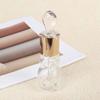 1Pc Refillable Transparent Glass Essential Oil Perfume Bottle, 12ml Mini Sample Vial, DIY Decoration, No Scent,