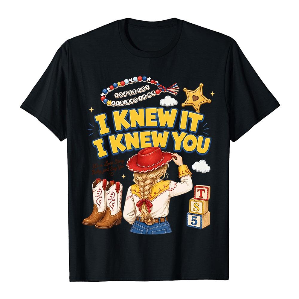 Men Women Clothing TS I Knew It, I Knew You Story 5 T-shirt Fashion Summer Cotton Soft Tees High Quality Casual Graphic Tshirts