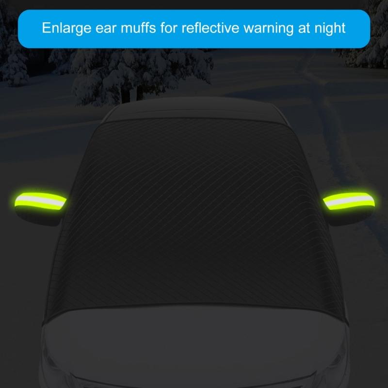 Universelle Windschutzscheibenabdeckung Auto Frontscheibenabdeckung für Eis Schnee Automobil Windschutzscheibenschutz Frostabdeckung Auto Zubehör