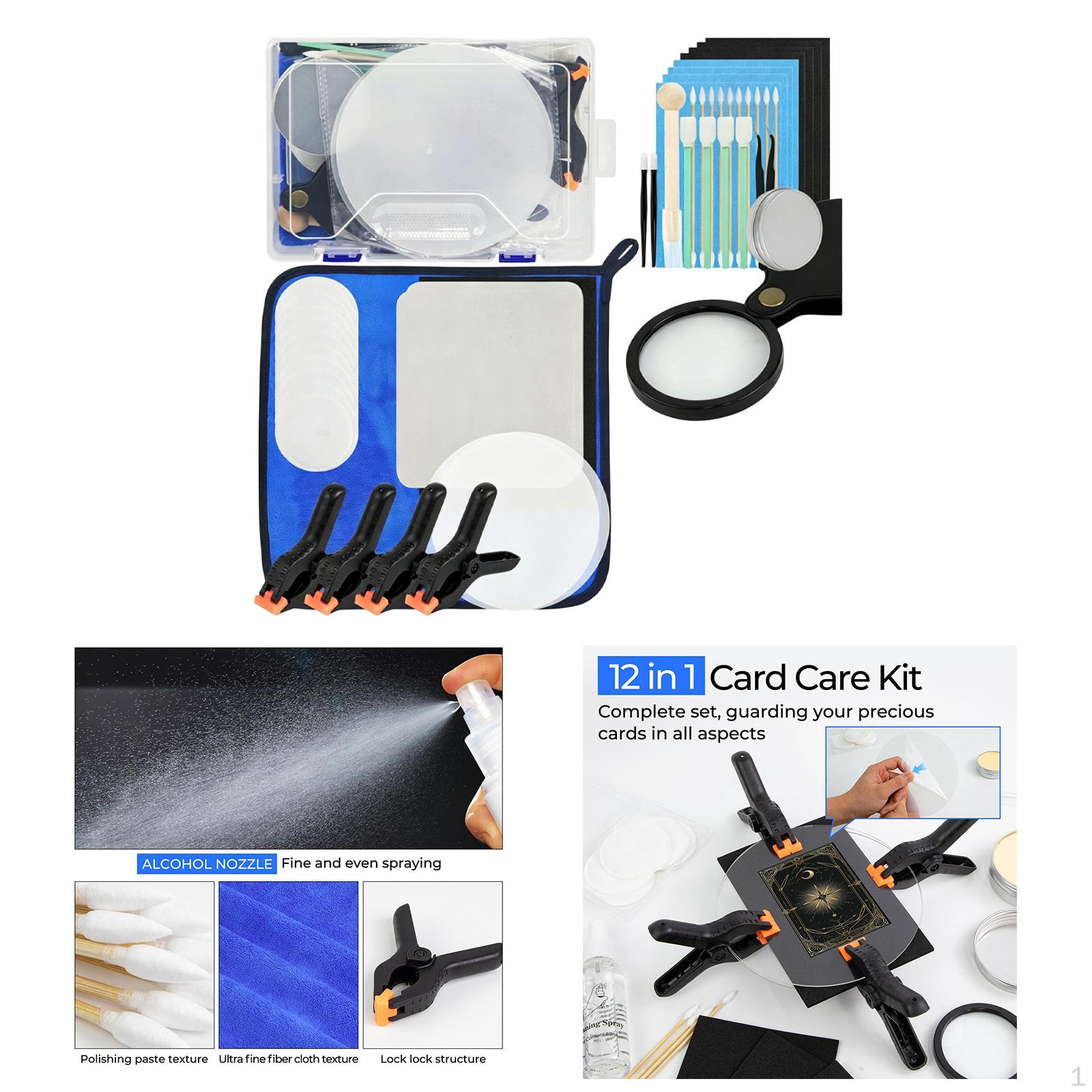 Trading Card Cleaning Kit Essential Accessories High Performance for