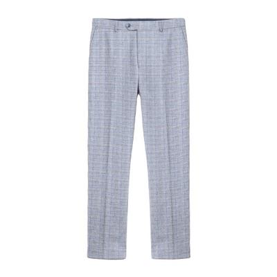 Mens George Pow Check Suit Trousers