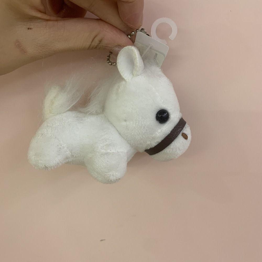 2Pcs Stuffed Animals Horses Plush Doll Hanging Decor Plush Horses Toy Boy Girl