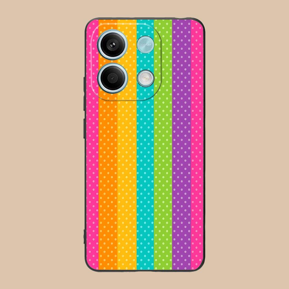 Pink Point Heart Mobile Phone Case for POCO F7 F6 F5 F4 F3 F2 Pro GT C75 C71 C65 C61 C40 Pro Ultra Colorful Printing Cover Cover