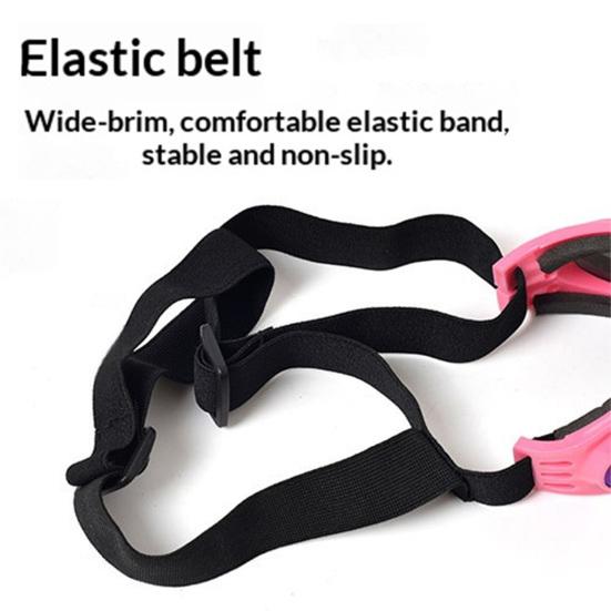 Skládací sluneční brýle pro mazlíčky Psí sluneční brýle s nastavitelným popruhem Ochrana proti UV záření Brýle pro mazlíčky Větruodolné brýle pro malé a střední psy a kočky