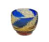 Oba Glass Sake Set In Wooden Box Amber X Traditional Craft Sake Cup [Shining Cosmos/Lapid / Approx. 6.0cm 5.0cm High] (Ochoko) (Celebration Gift)