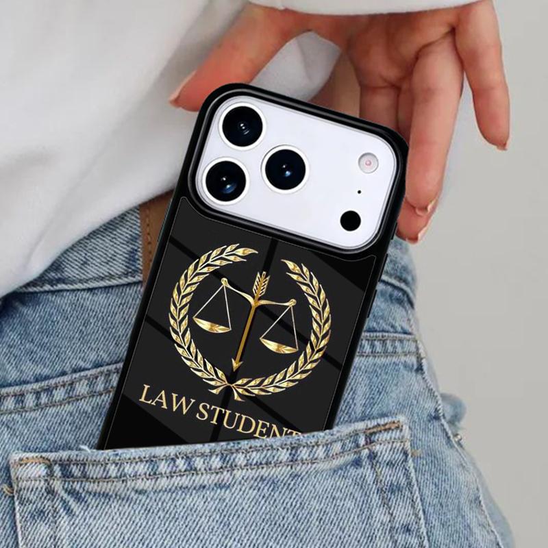 

Law Student Lawyer Judge Phone Case for iPhone 17ProMax 12 13 14 15 16e 17 Pro Max Plus Air Cover iPhone 15 Pro Max