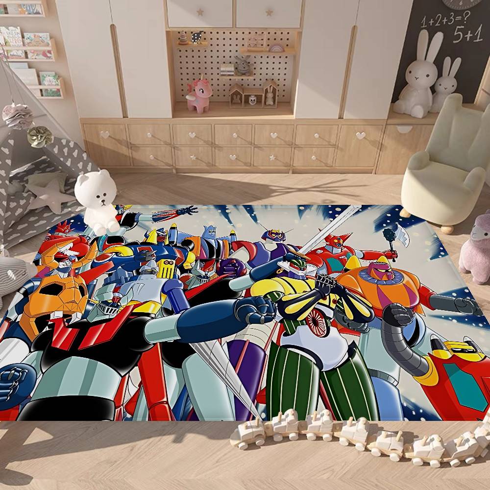 UFO ROBO GRENDIZER GOLDORAK Room Mats Cheaper Anti-slip Modern Living Room Balcony Printed Welcome Rug 40x60cm