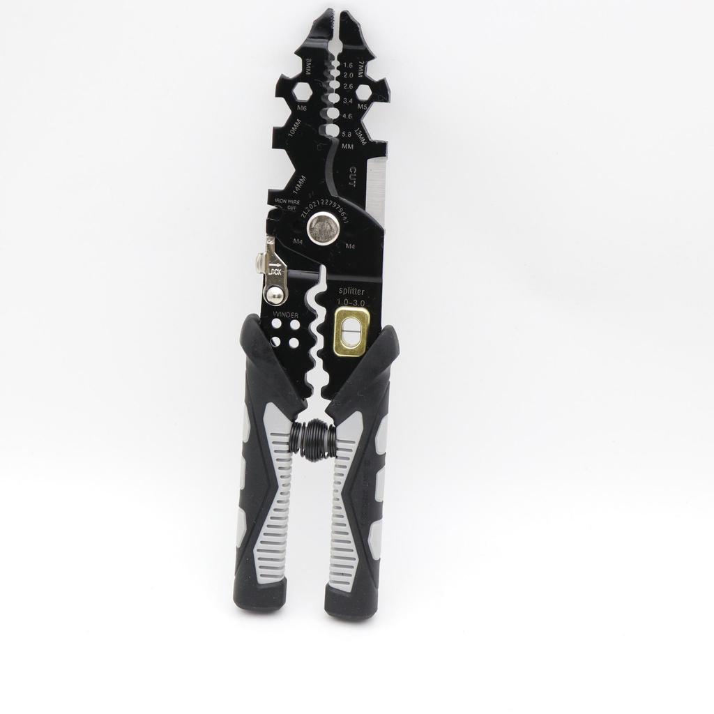 Multi-Functional Electrician Cable Stripping and Crimping Pliers