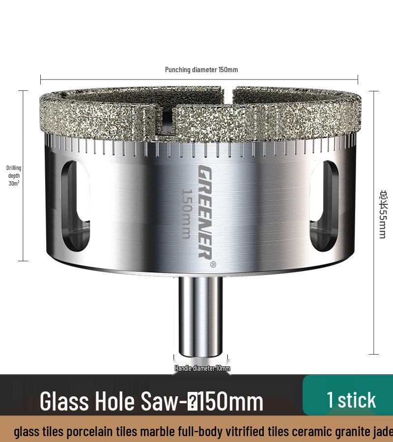 Green Forest Diamond Drill Bit for Tiles, Glass & Marble