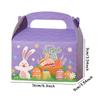 4pcs Cute Rabbit Paper Candy Box Kids Birthday Party Decorations Happy Easter Party Supply
