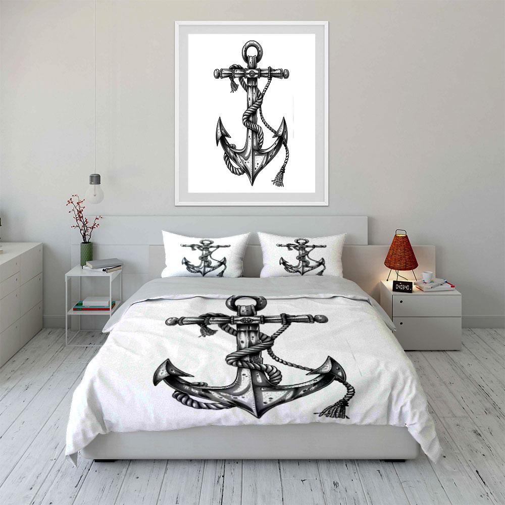 Timeless nautical charm. Bedding sets Duvet covers Pillowcases(1* Duvet Cover 2* Pillowcases without duvet insert)