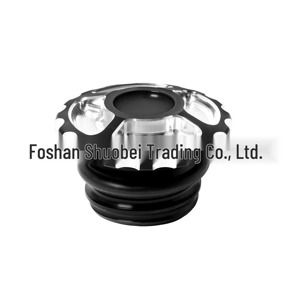 

Harley 883 XL1200 X48 CNC Modified Fuel Tank Cap & Switch чёрный/белый
