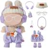 Ruokey Doll Clothes Set 8 Pieces Purple 15cm 17cm Plush Toy Outfit Dress Up Accessories