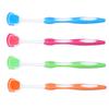 Gratte-langue en plastique pour voyage, portable, rafraîchit l'haleine, brosse nettoyante pour la langue, pour les soins bucco-dentaires
