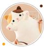 Plus Size Fat Cat Hugging Pillow - Plush Toy Backrest for Relaxing Sleep and Comfort