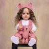 Cute Reborn Baby Girl Dolls Full Silicone Vinyl Can Bathe Lifelike Newborn Babies Doll Wear Wool Clothes Kids Playmate Toy Easter Decoration