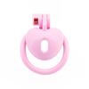 Heart Negative Plastic Chastity Locks Male Cock Cage Lower Body Hidden Cross-Dressing Tools