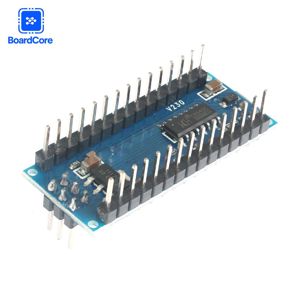 Mini USB ATMEGA168 Board Nano 3.0 Controller Development Board Compatible for Arduino CH340 USB Driver 16Mhz ATMEGA328P