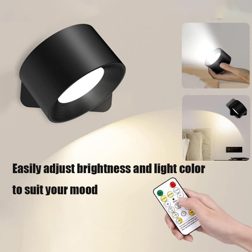 Lights of Sweden Wall Lights, Lights of Sweden Wall Lamps, Rechargeable Wall Mounted No Drill Walls Lamp, Adjustable Brightness&Timer Led Walls